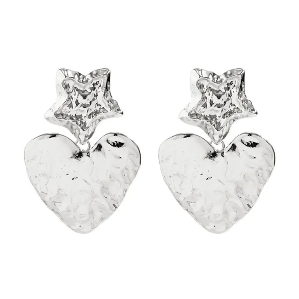 Heart dangle Earrings #1665